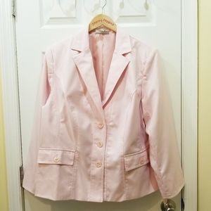 NWOT Dressbarn Light Pink Blazer
